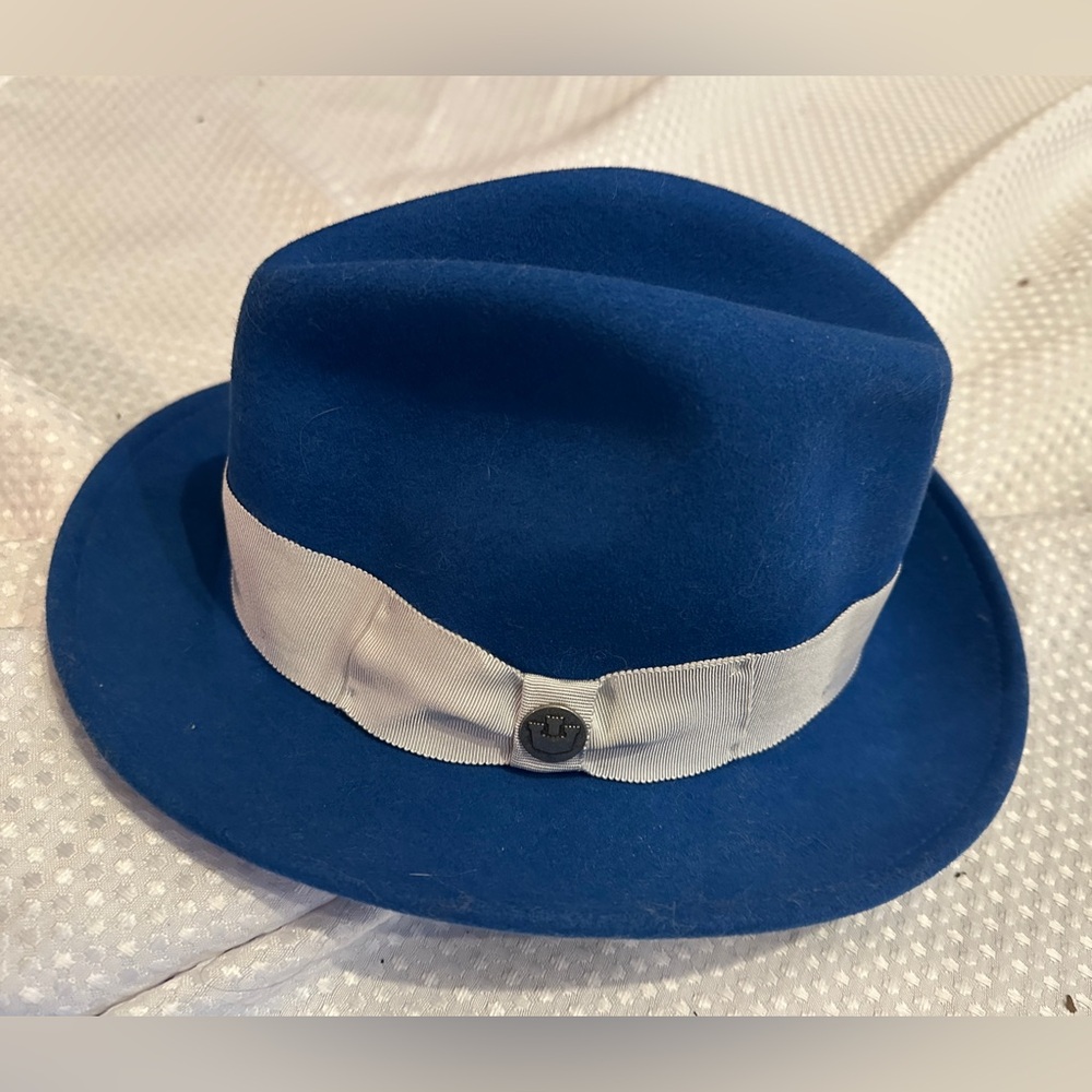 Goorin Bros Royal Blue Fedora “Dean the Butcher”Hat - Picture 2 of 10